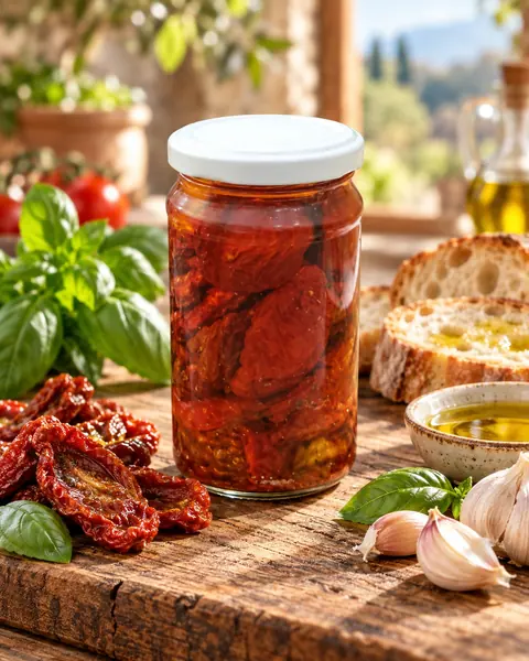 Kuru domates (yağlı soslu)